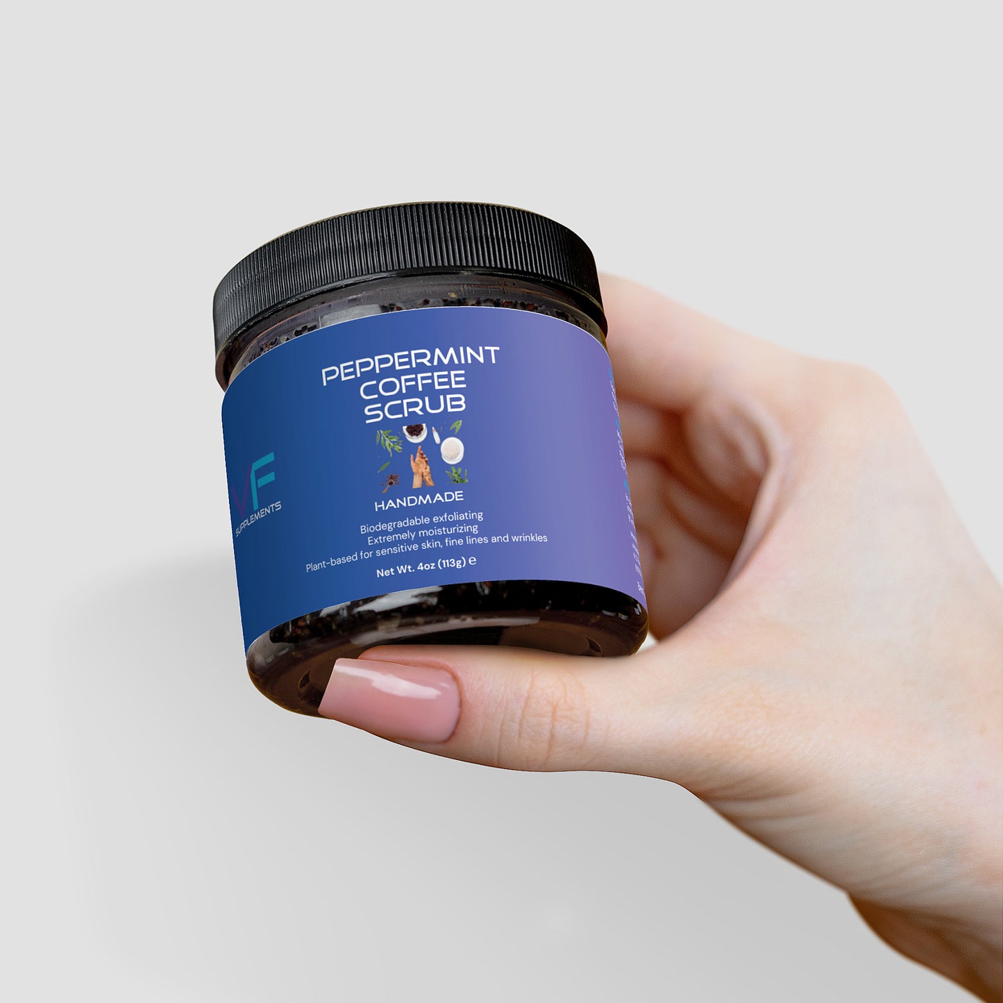 Peppermint Coffee Scrub