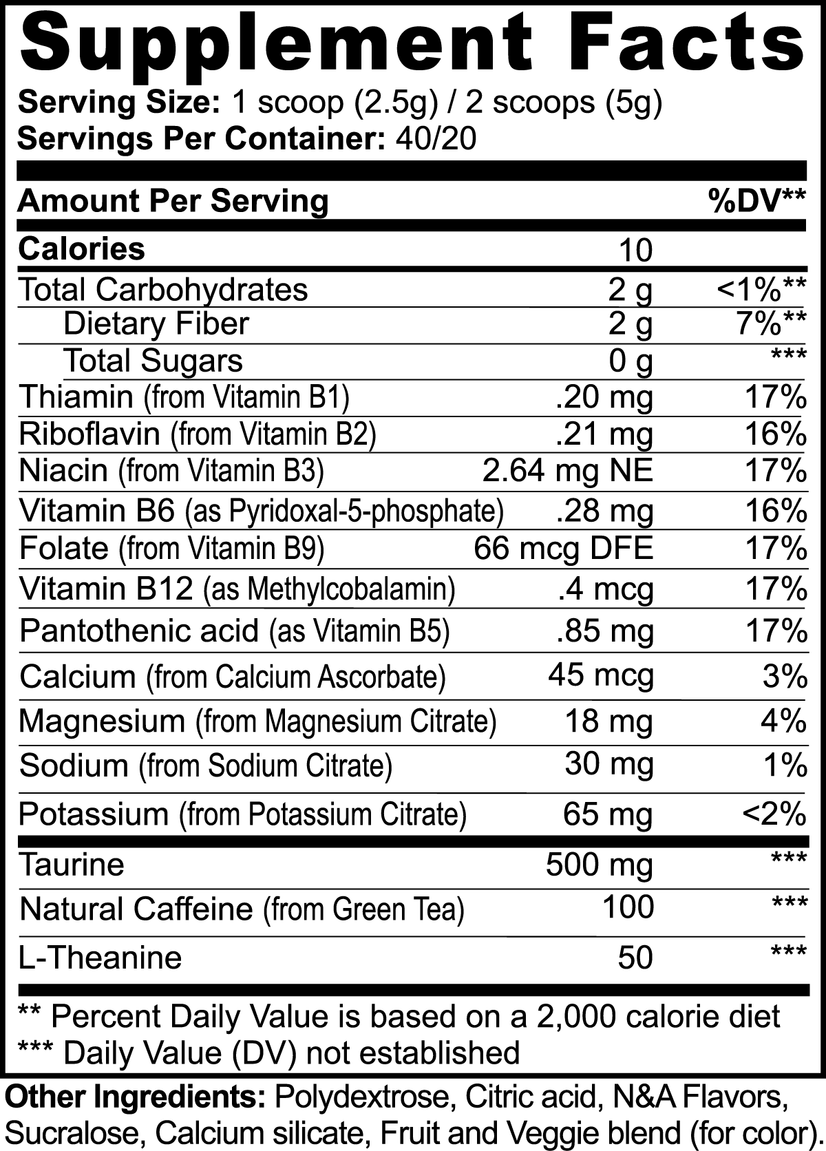 JOLT Energy Powder (Yuzu Flavor)