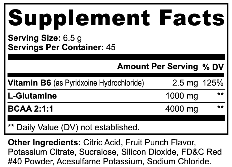 Fortify BCAA (Fruit Punch)