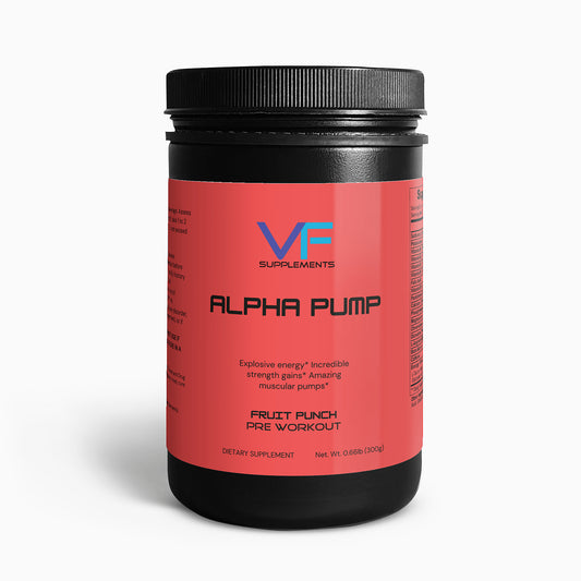 Alpha Pump Pre-Workout Powder (Fruit Punch)
